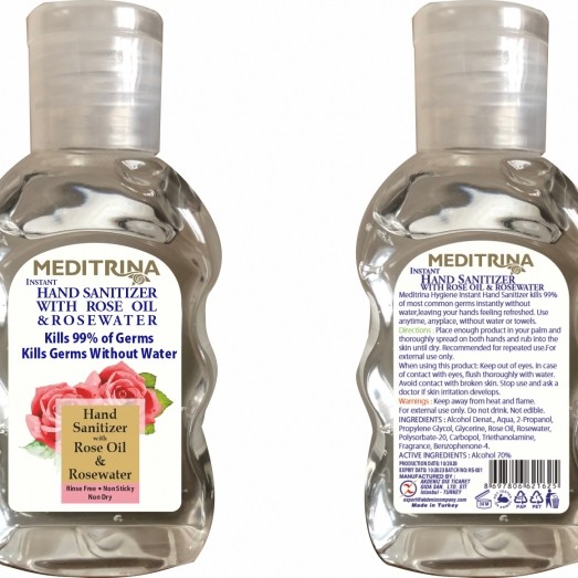 Hand Sanitizer with Rose Oil