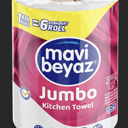 Mavi Beyaz Jumbo Kitchen Towel