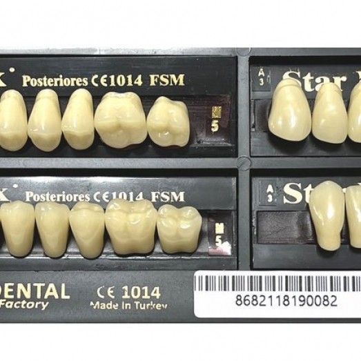 FSMDENTAL StarLux ÇİFT ÇAPRAZ BAĞLANMIŞ AKRİLİK DİŞLER