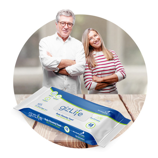 Gizlife Vücut Temizleme Mendili