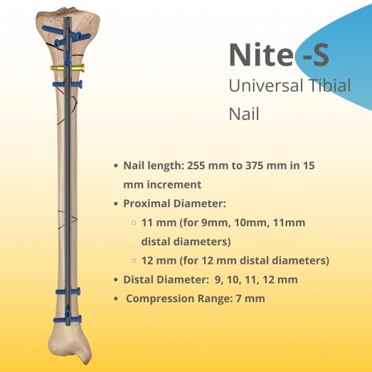 Nite-S Tibial Nail Locked Screw