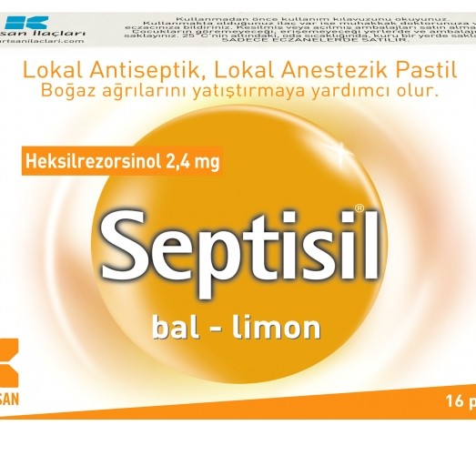 Septisil Bal Limon Pastil