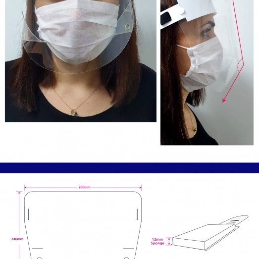 Face Shield With Chin Guard